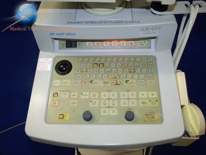 Hitachi EUB-420 Ultraschall Gerät inkl. 02 Sonden ( Linear & Konvex )