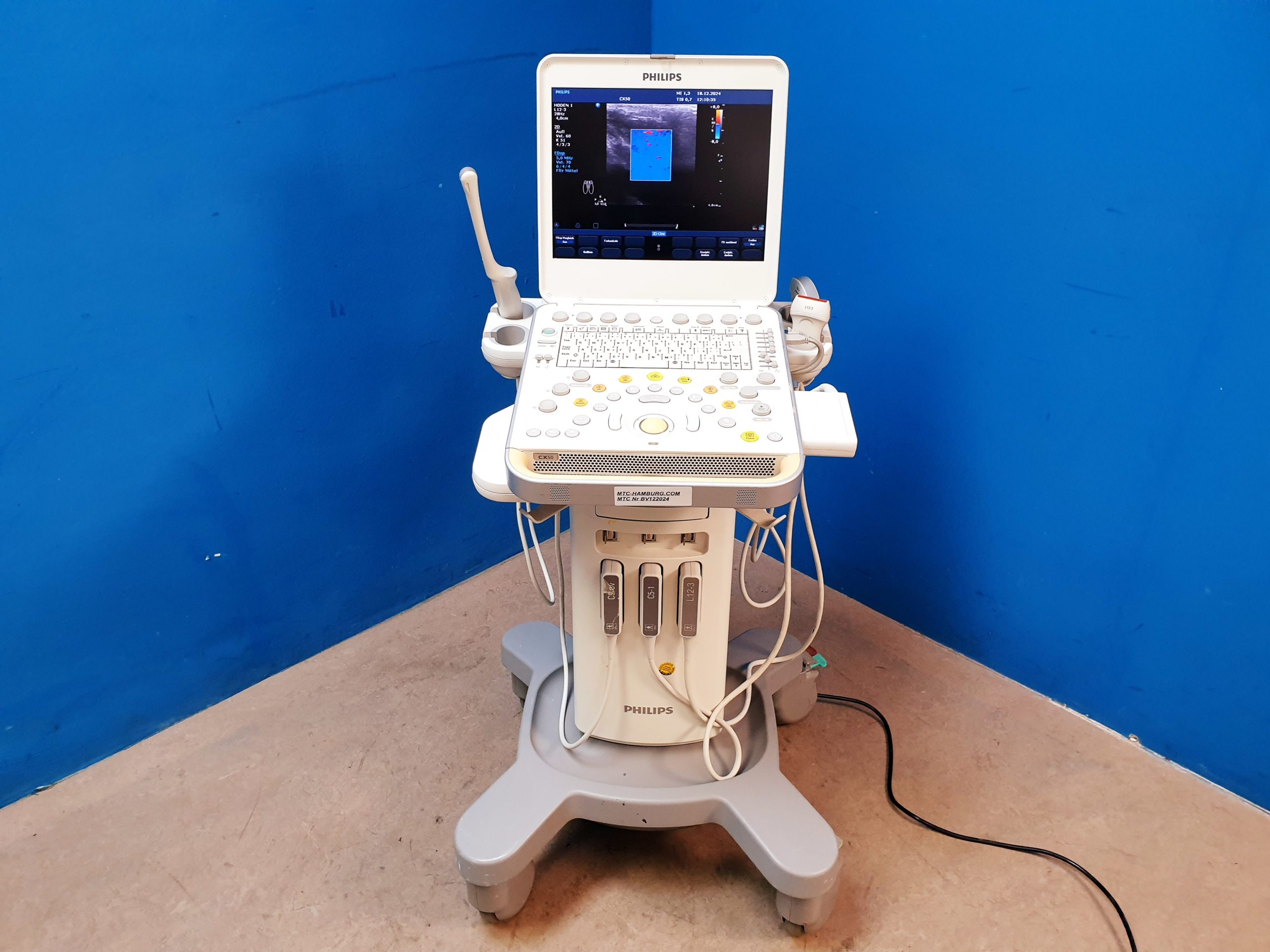 Philips CX50 – CX 50Tragbare Ultraschallgerät CS-3V + C5-1 + L12-3