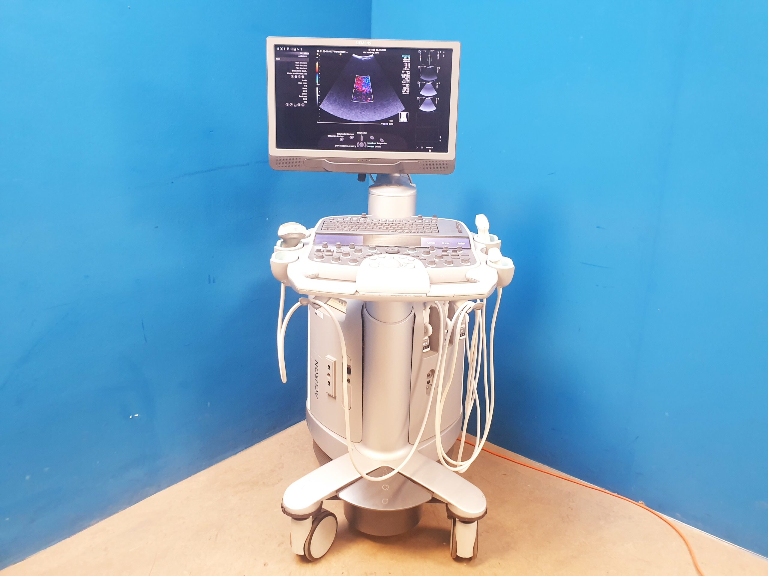 Siemens Acuson S2000 Doppler + 6C1HD + 4V1c Vector Array + 9L4