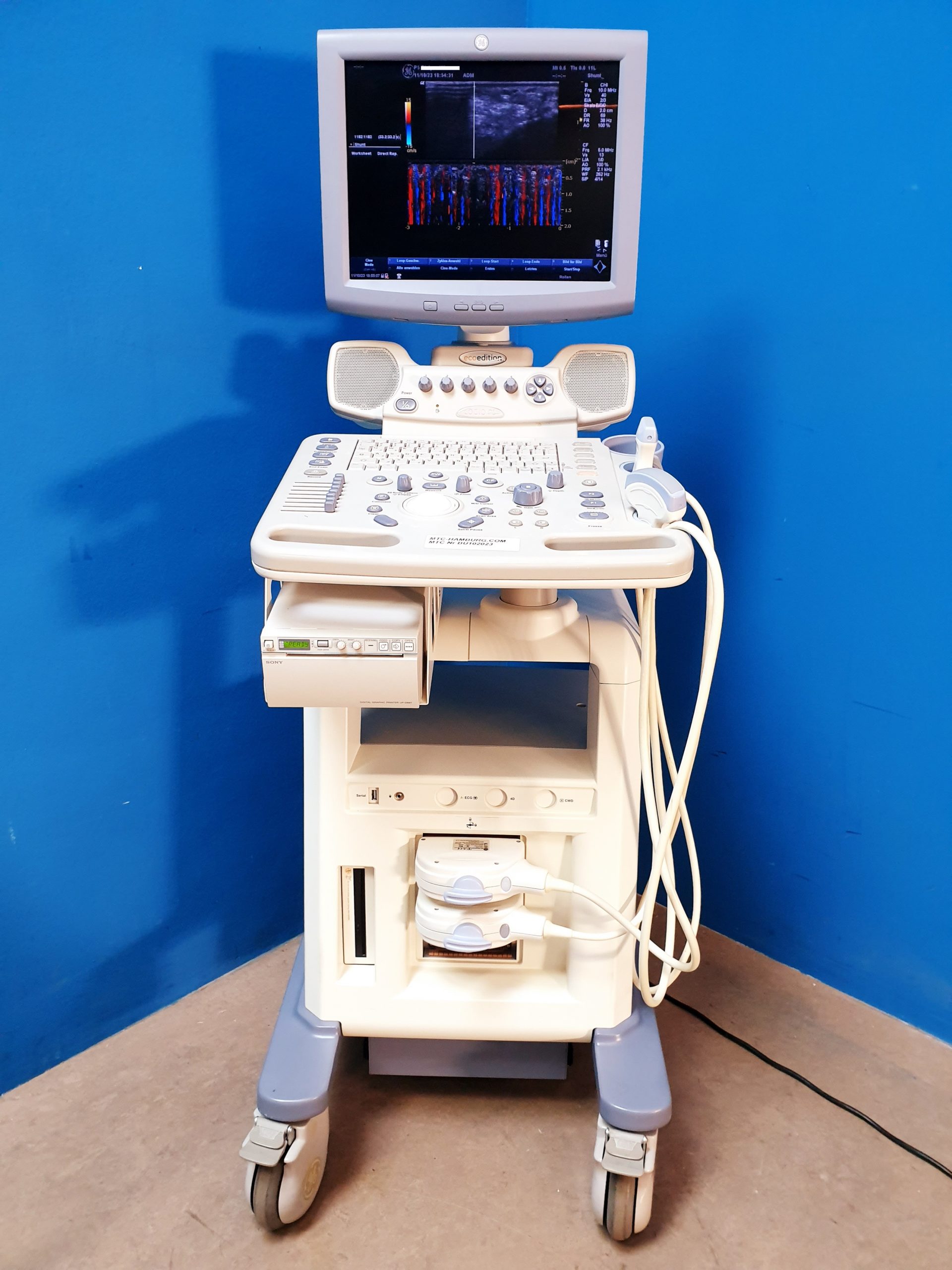 GE Logiq P5 Doppler Farbdoppler + 4C + 11L