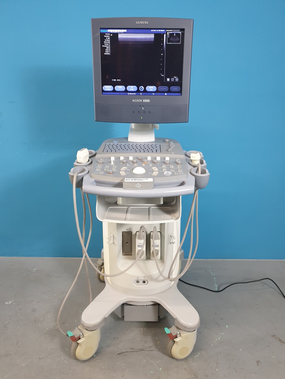 Siemens X300 X 300 VF10-5 + P4-2 Sonden – Linear + Echo- Kardiomaschine