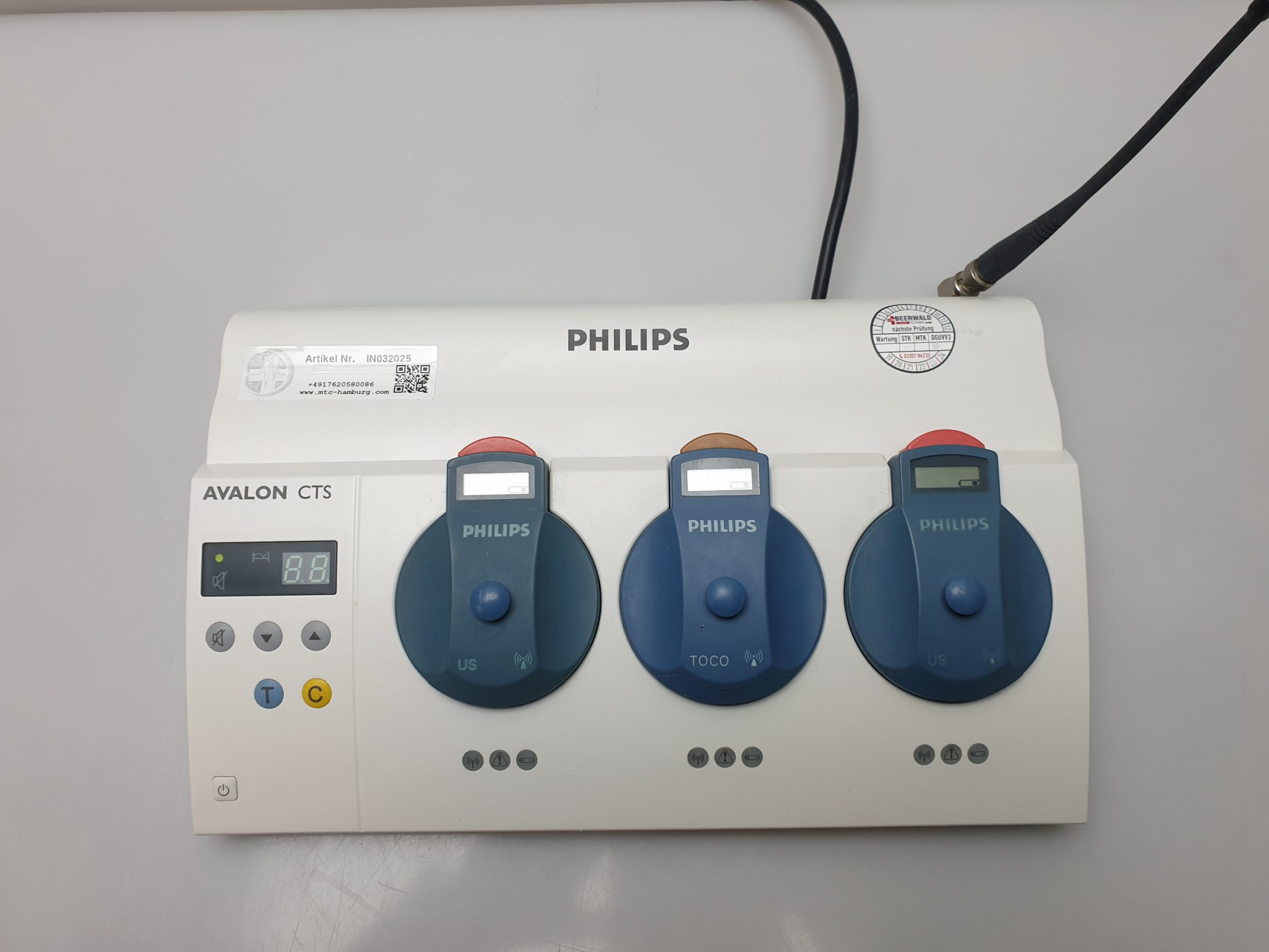 Philips Avalon CTS M2720A mit TOCO – US Sonden