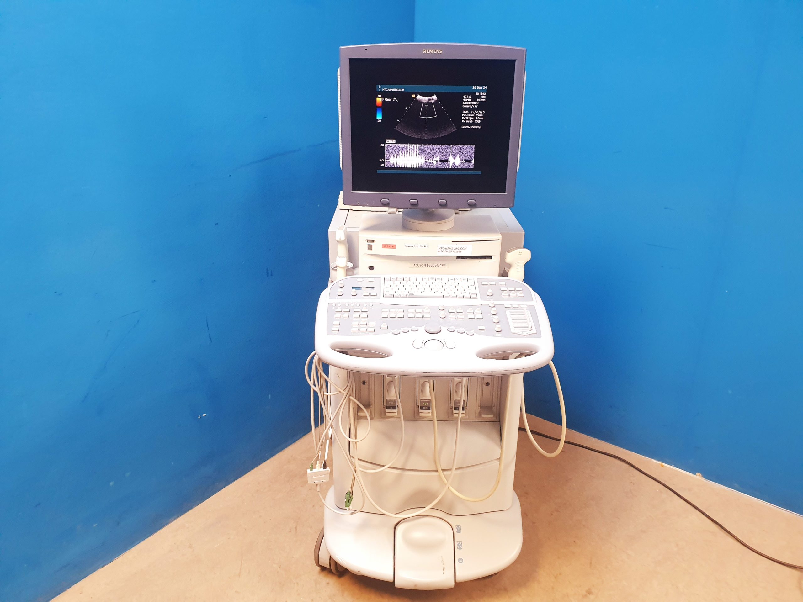 Siemens Acuson Sequoia 512+ 4C1+3V2c+9L4