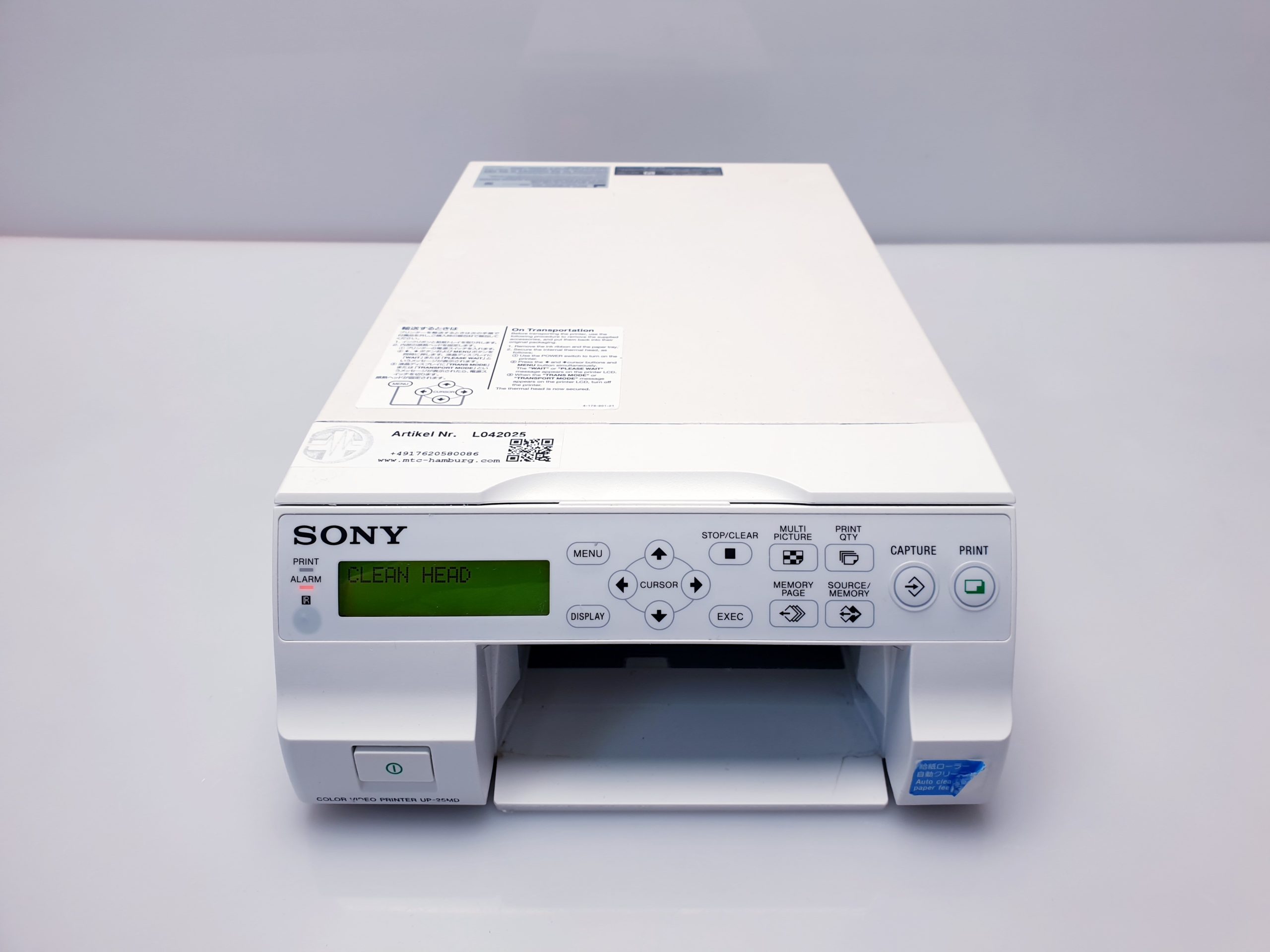 Sony UP-25MD Ultrasound Color Video Printer Ultraschall Farbdrucker