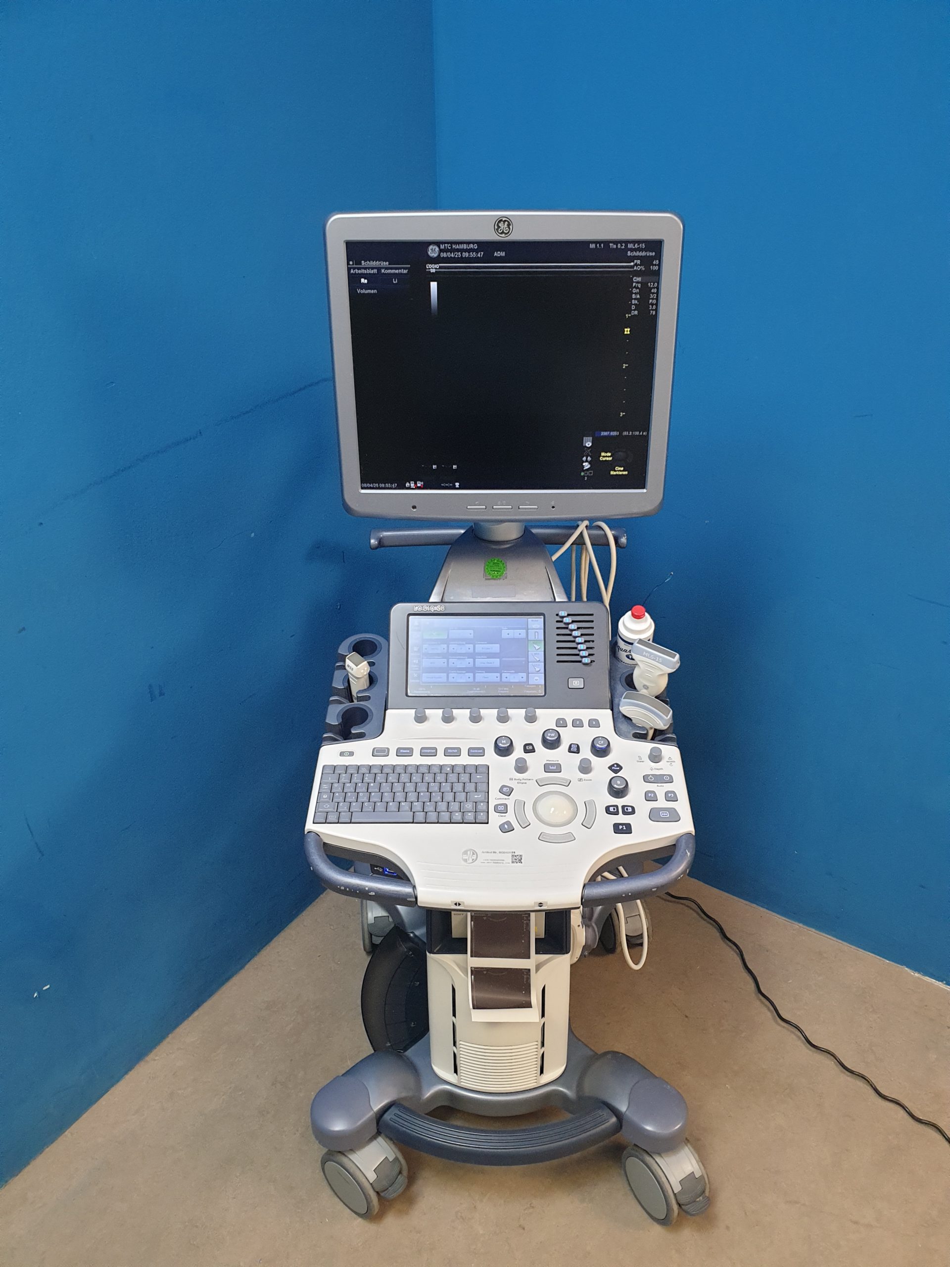 GE Logiq S8 + ML6-15 Linear + MS5-D Echo + C1-5 Konvex
