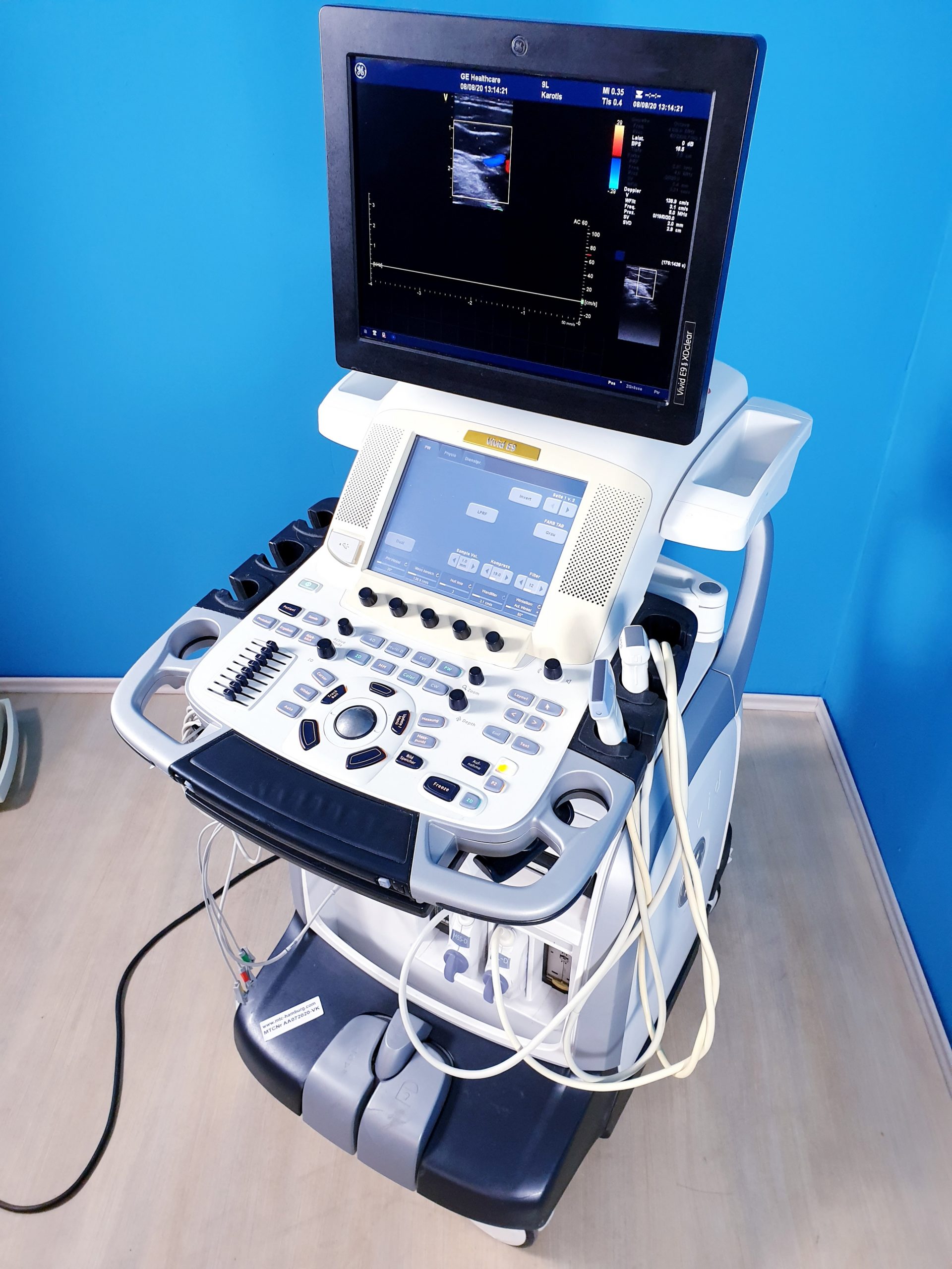 GE Vivid E9 XDClear DOM 2012 Version 113 + M5S UND 9L Kardiomaschine