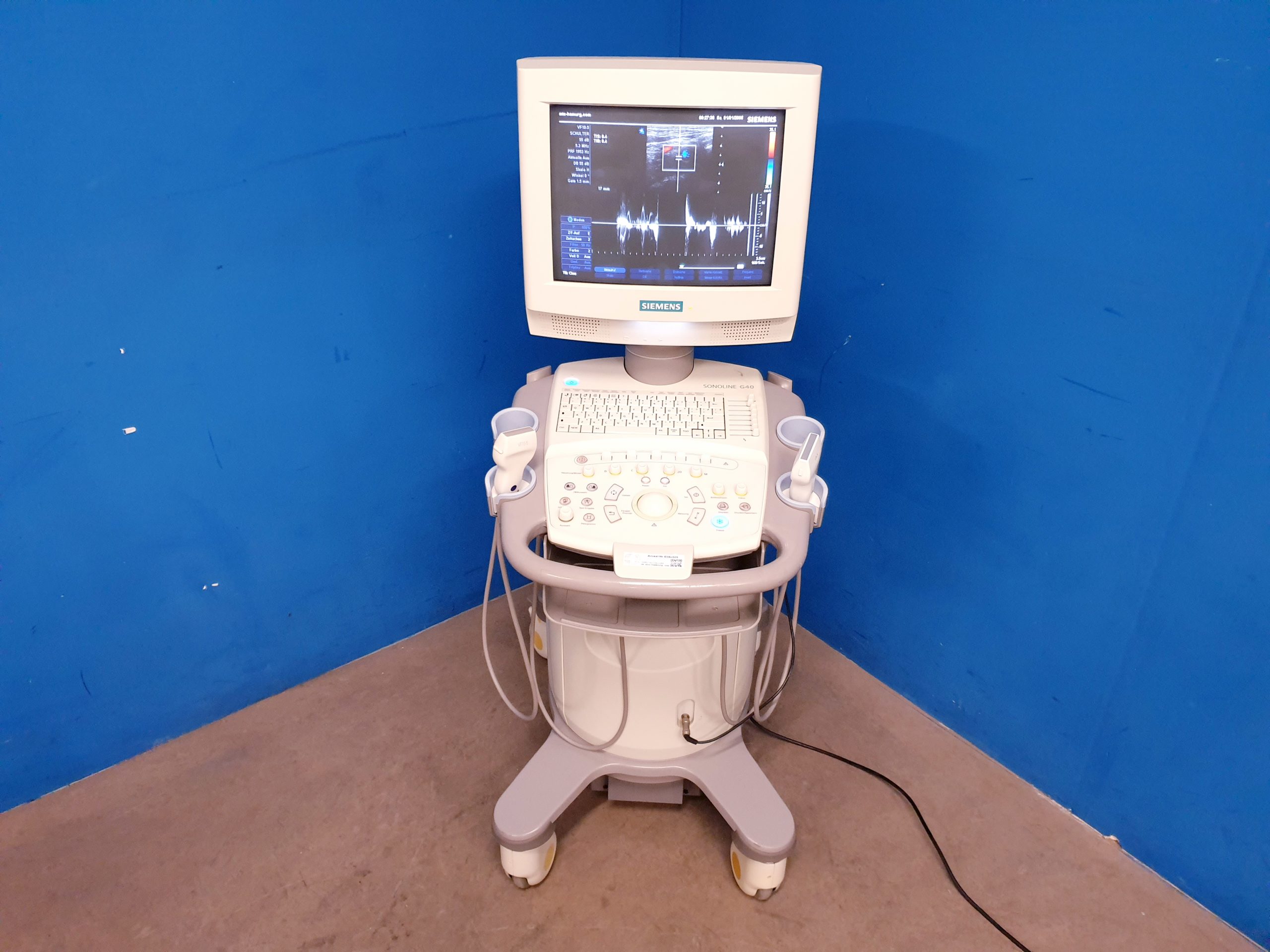 Siemens Sonoline G40 – G 40 Ultraschall +L9-5 linear+ VF10-5 Lineare Sonde