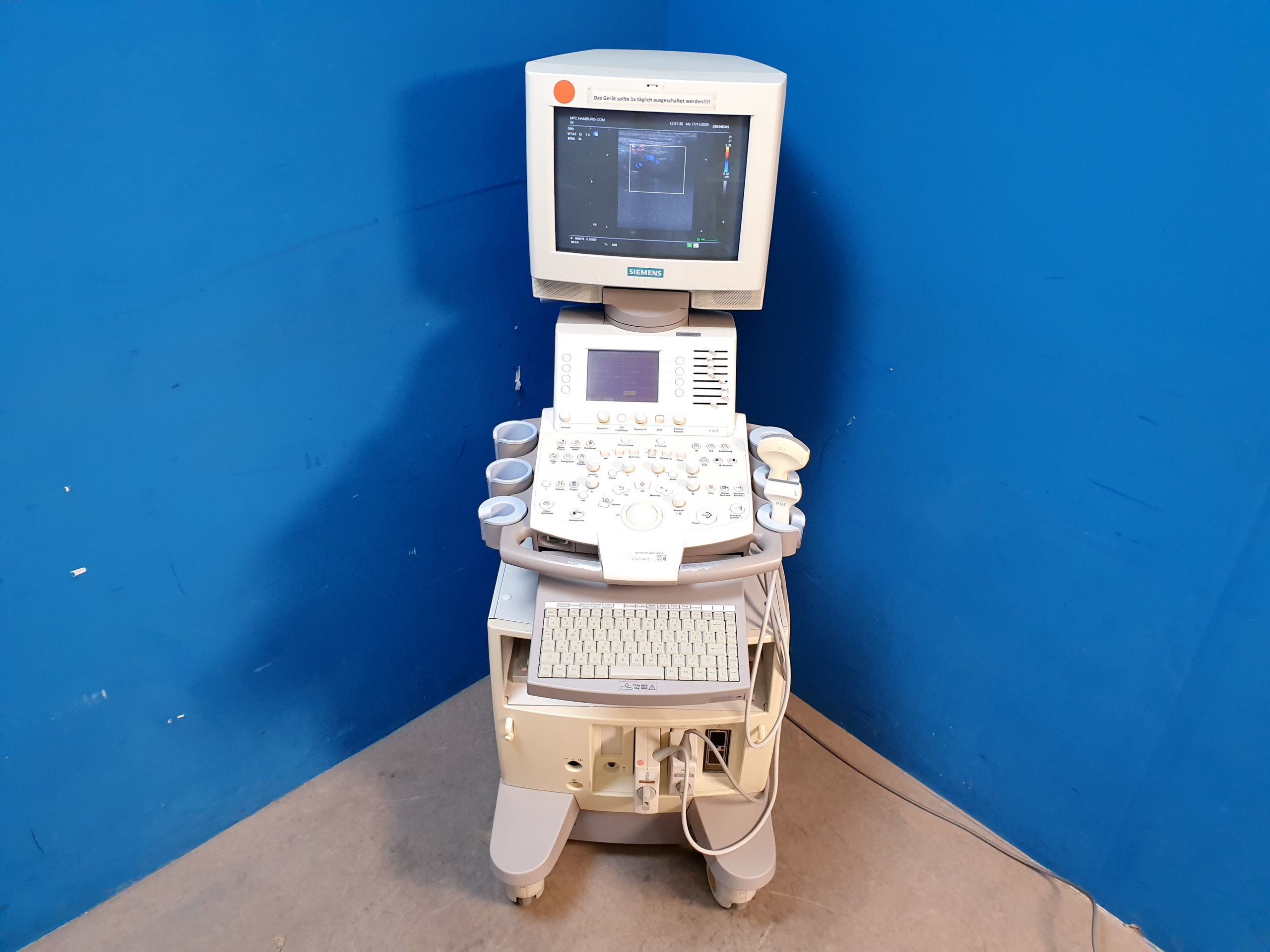 Siemens SONOLINE G60S Ultraschallgerät mit Sonden VF13-5 + C6-2