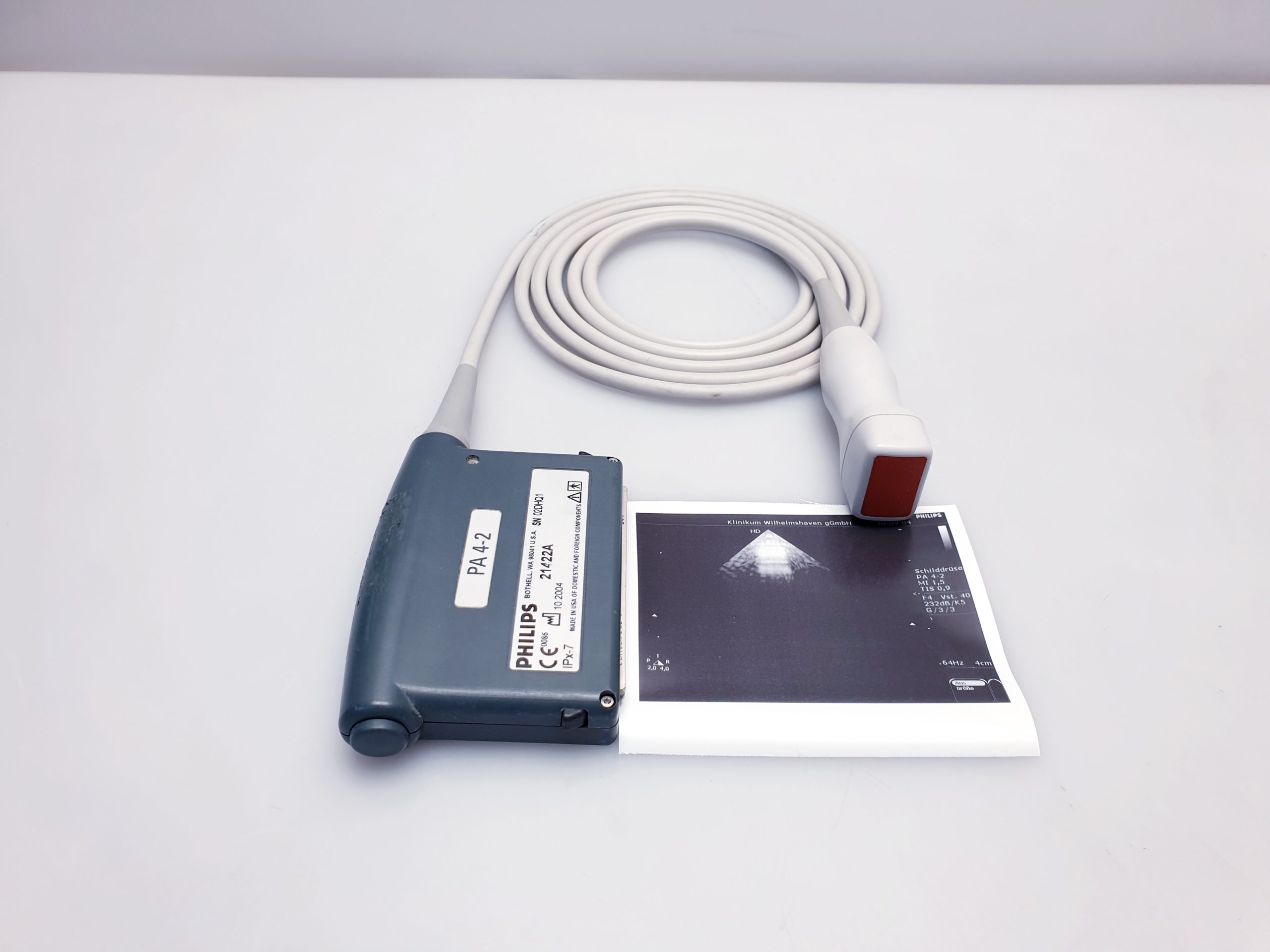 Philips PA4-2 PA 4 2 Ultraschallsonde Phased-Array-Schallkopf – Echosonde
