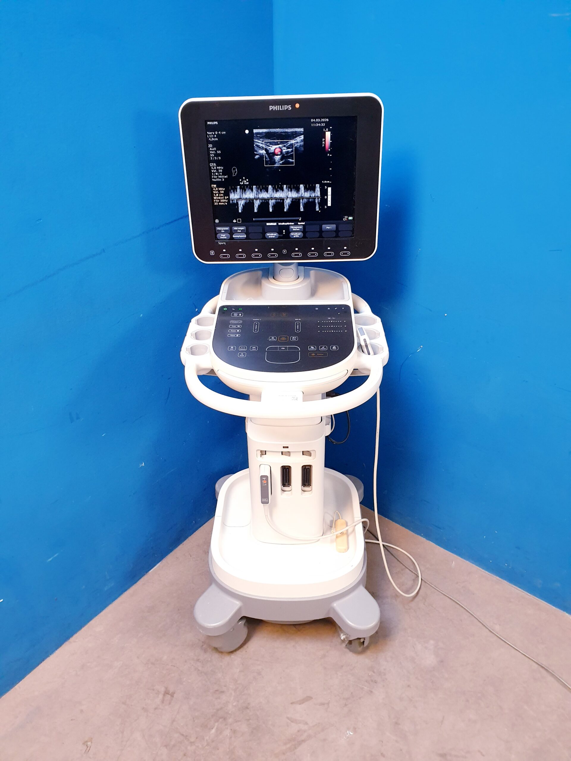 Philips Sparq Farbdoppler + L12-4 Linear Sonde