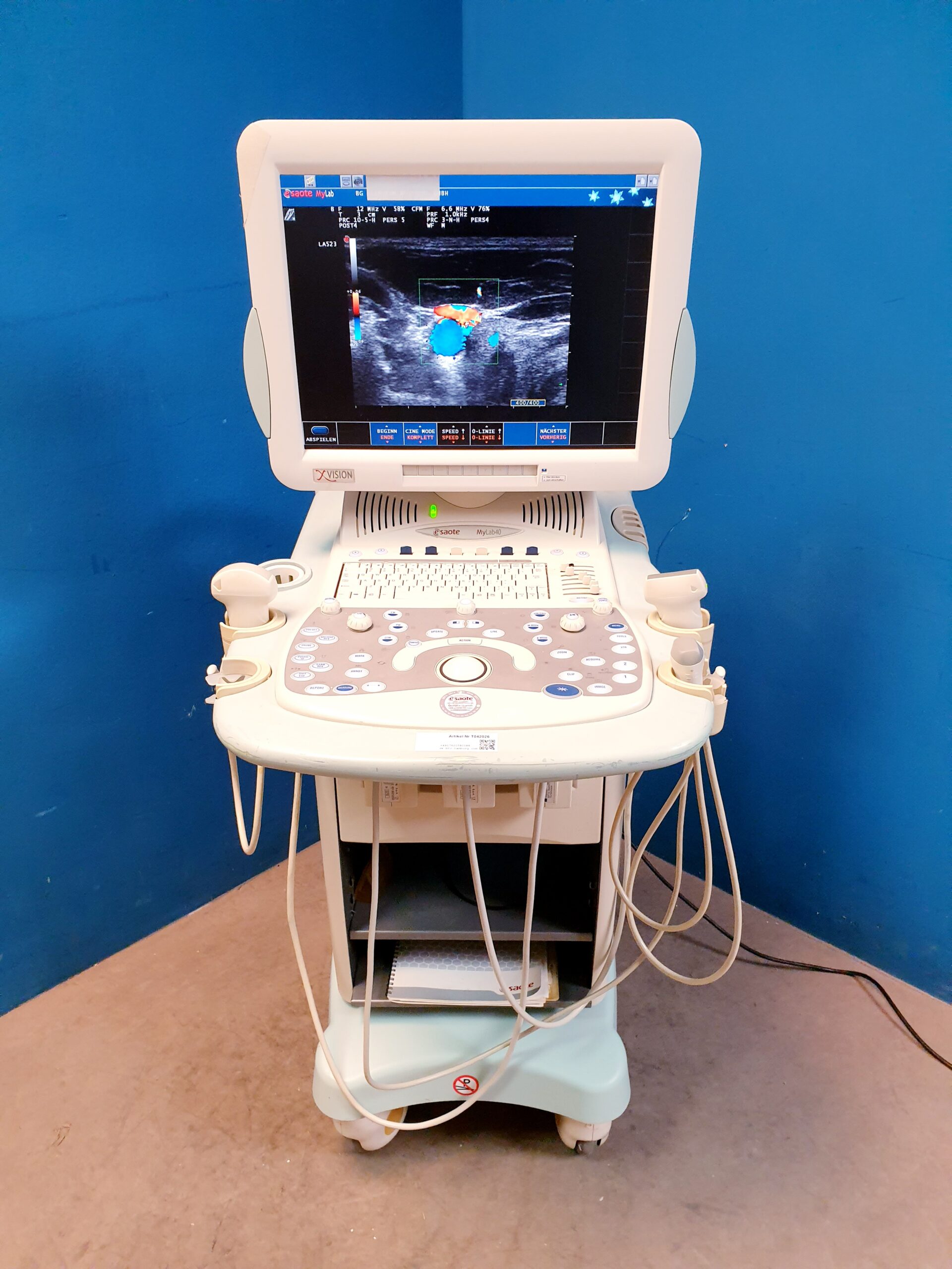 Esaote Mylab 40 + CA431 + LA523 + PA230 fARBDOPPLER – 2666- E2799 – ep