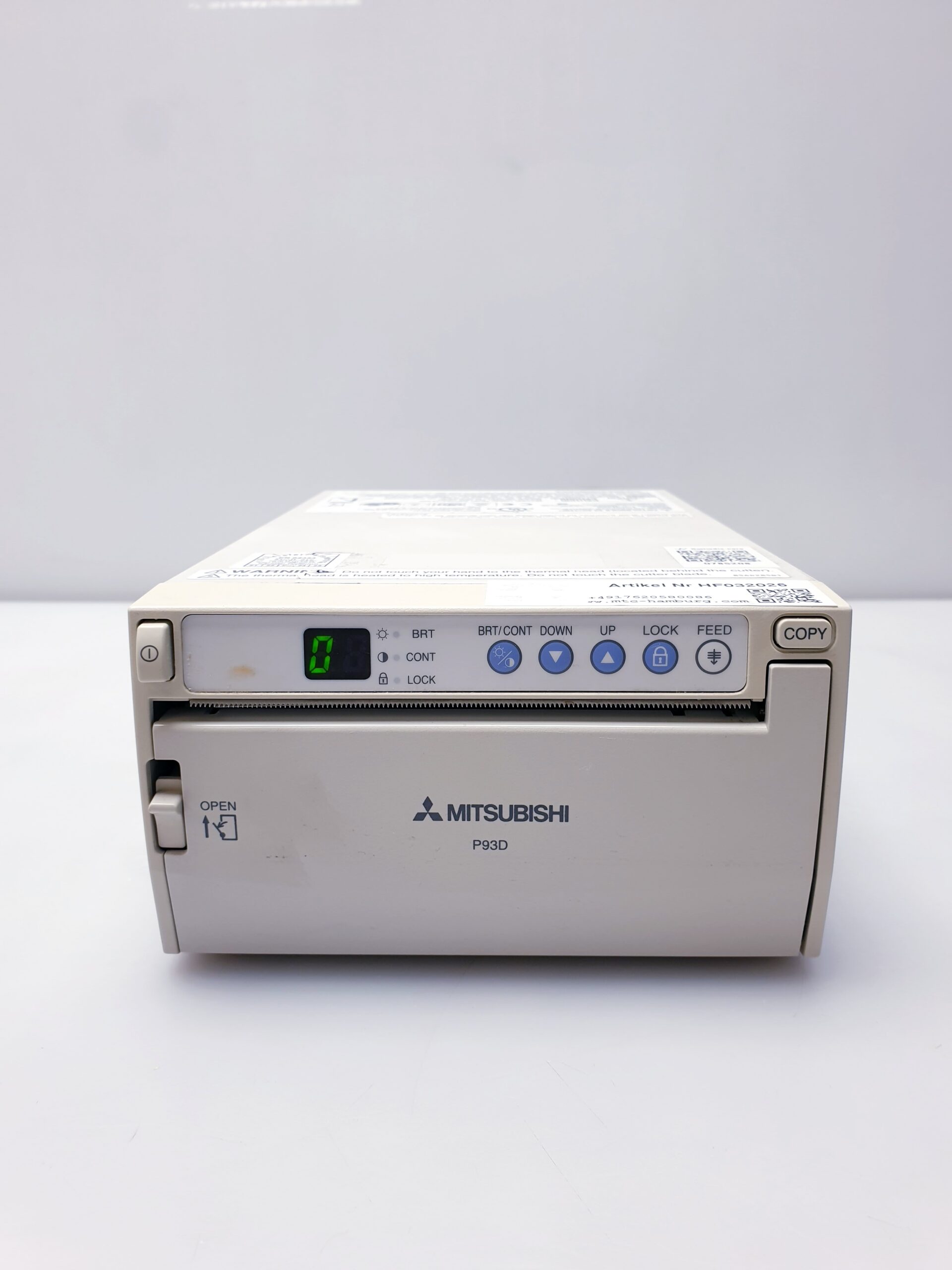Mitsubishi P93D Ultraschall Videoprinter Thermodrucker