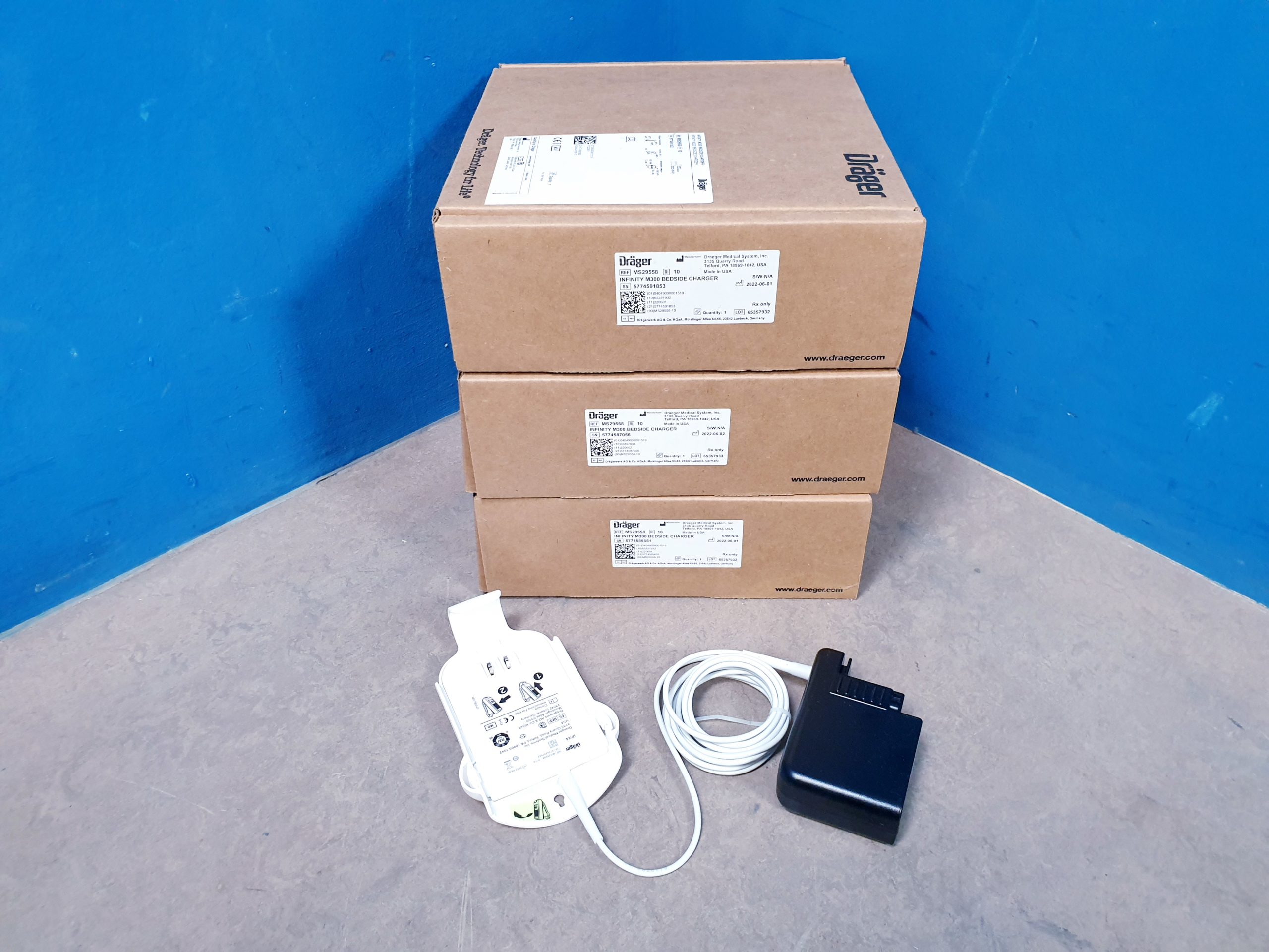 Draeger Drager MS29558 – M300 Telemetry Monitor Bedside Charger & Power Supply – MS29558 Drager