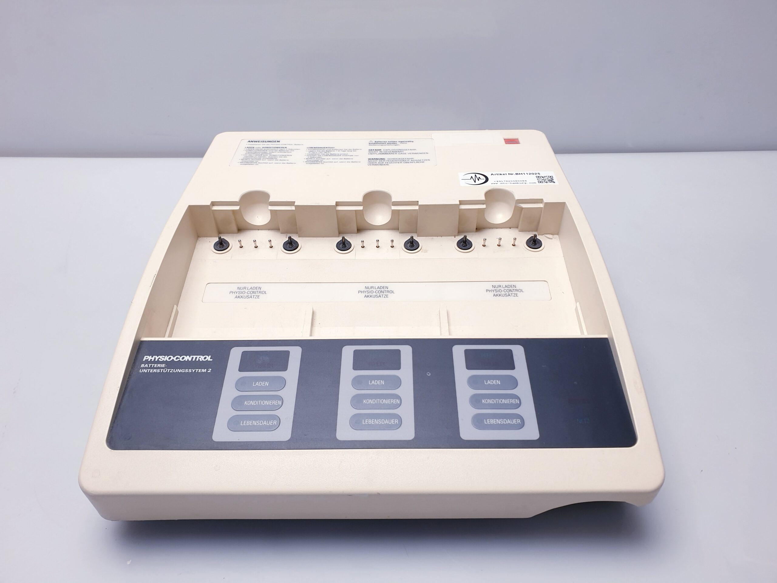 Medtronic Physio-Control Batterie-Unterstützungssystem 2 Ladestation Ladegerät
