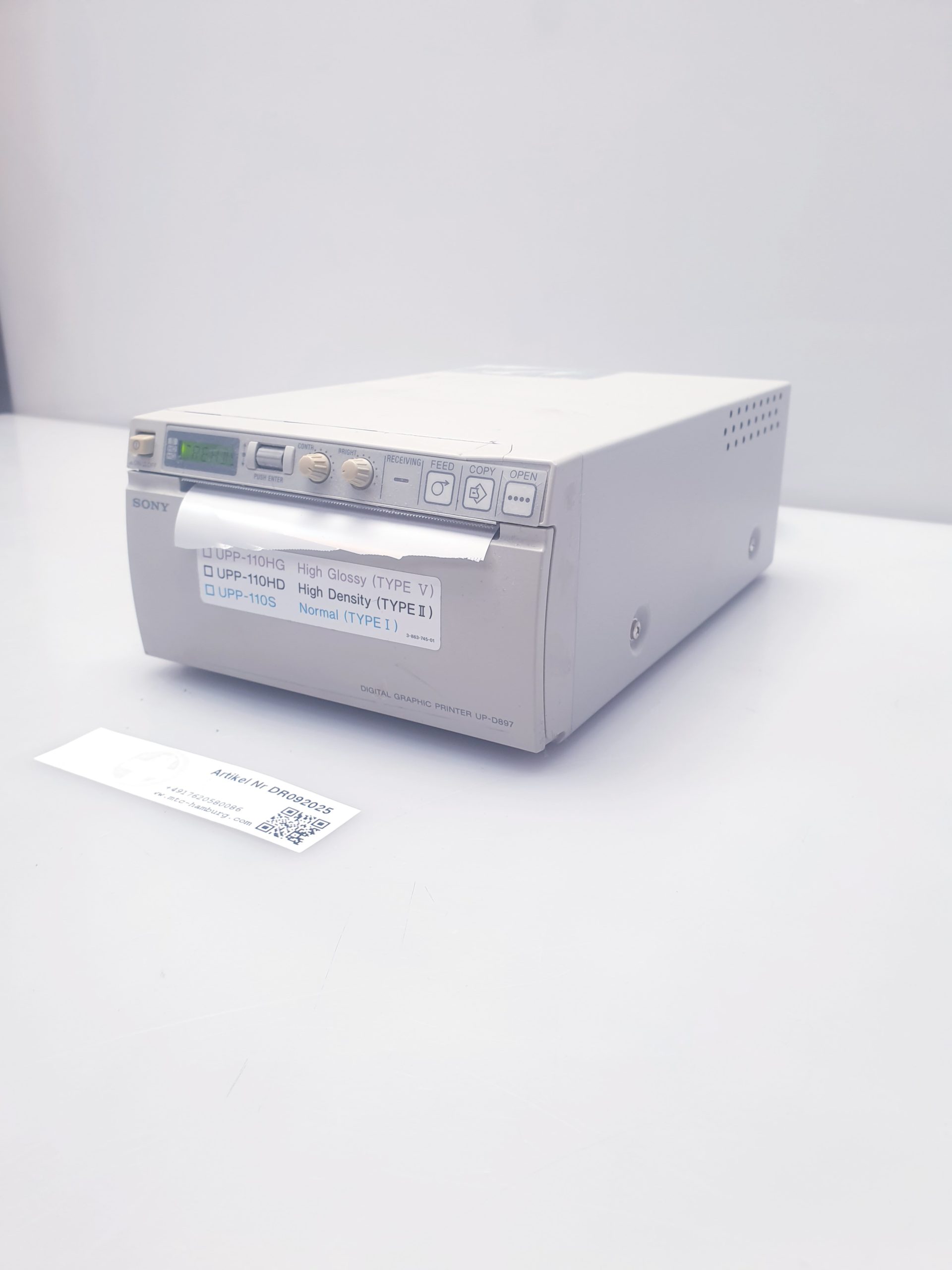 Sony UP-D897 – UPD897 Thermodrucker Printer