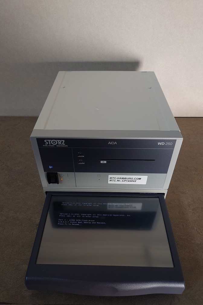 Storz Aida WD 250 Documentation System – Datenträger wurde entfernt
