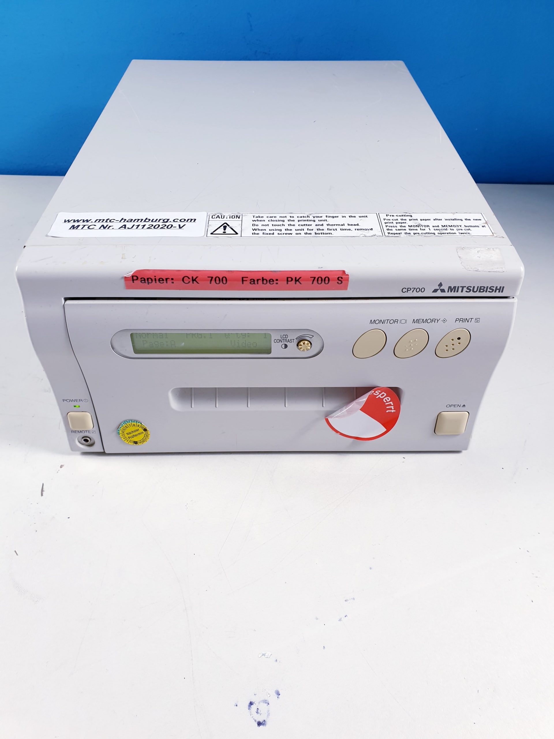 Mitsubishi CP700 // CP700E Color Printer